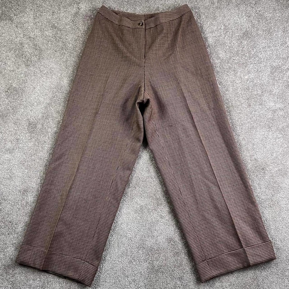 Vintage tweed wide leg pants